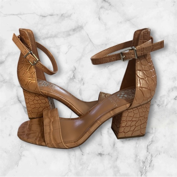 Vince Camuto Margry ankle strap block heel sandals sz 6 nwot - Picture 2 of 4